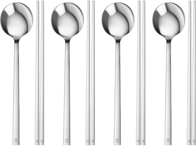 바겐슈타이거 라뜰리에 유광 수저 세트, 1세트, 숟가락 4p + 젓가락 4p