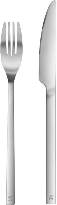 바겐슈타이거 라뜰리에 무광 포크 + 나이프 세트, 1세트