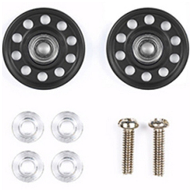 TAMIYA 田宮 LW 13 AluBRRlr Rless Blk TKC30 92458, 混合色, 1個