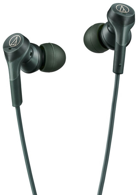 audio-technica 鐵三角 官方進口 噪音消除 C-type 入耳式耳機, ATH-CKS330NC, 綠色
