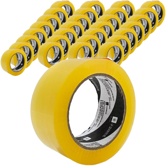 Guo 宅配包裝用OPP透明封箱膠帶 80m, 50個