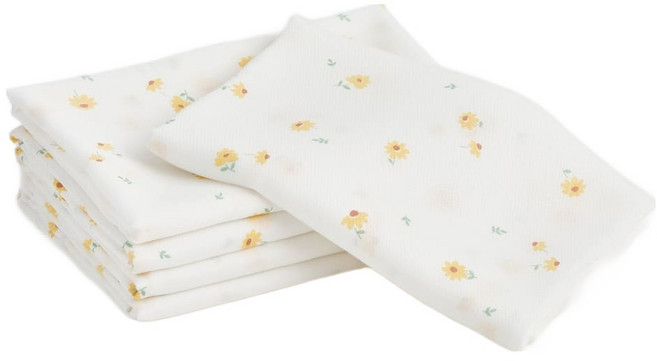 agazzang 空氣布尿布 大型, 雛菊, 5個