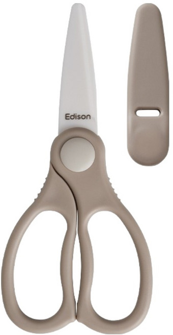 Edison 陶瓷嬰兒副食品剪刀, 米色, 1個