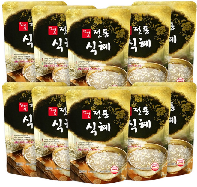 참다음 전통 식혜 농축액 음료베이스, 790ml, 10개