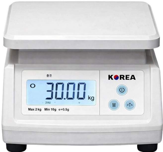 이노템 충전식 전자저울, 혼합색상, IGT-30K, 30kg