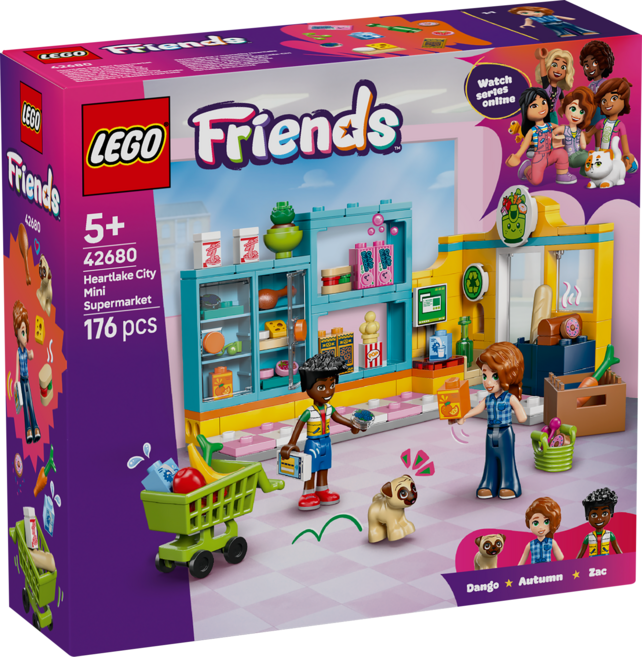LEGO 好朋友系列 心湖城便利商店 Heartlake City Convenience Store 42680, 混和顏色, 1個