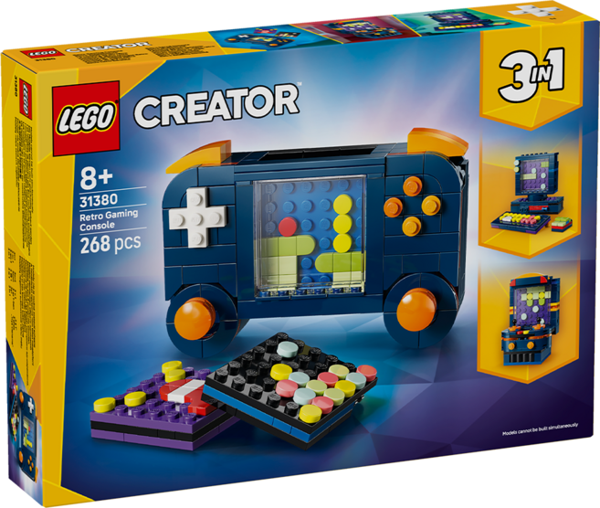 LEGO 創意三合一系列 復古遊戲機 Retro Gaming Console 31380, 混和顏色, 1個