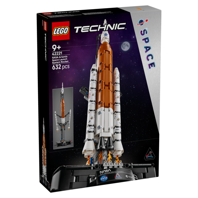 LEGO Technic系列 動力科技 NASA Artemis 太空發射系統火箭 NASA Artemis Space Launch System Rocket 42221, 混和顏色, 1個