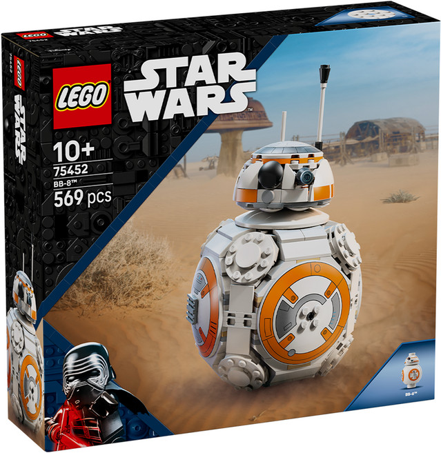 LEGO 星際大戰系列 宇航機器人 BB-8 Astromech Droid 75452, 混和顏色, 1套