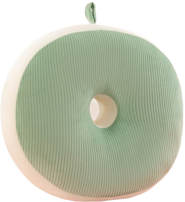 와이앤티 산모 도넛 방석 및 허리 보호 방석, 그린, 1개