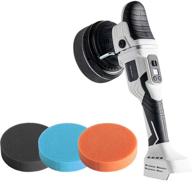 벤딕트 차량용 18V 베이직 패키지 무선 광택기, VDT-P18W