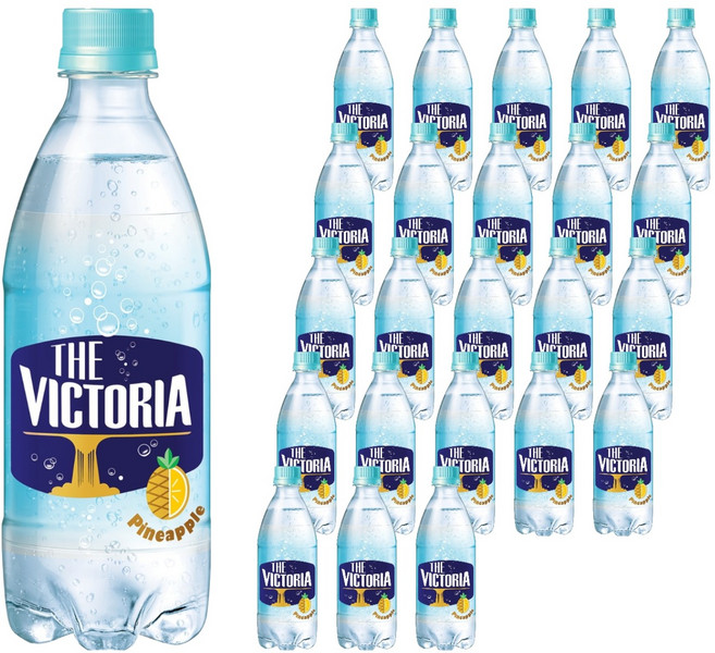 웅진빅토리아 더빅토리아 파인애플 탄산음료, 500ml, 24개