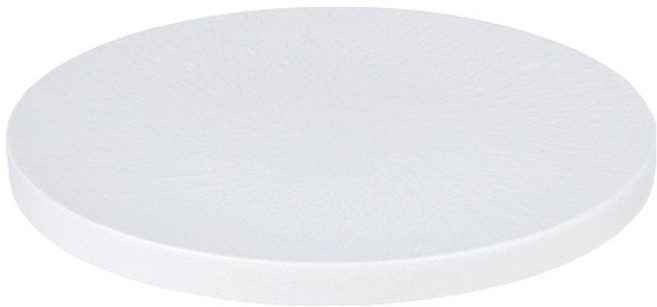 플라라 도자기 흑백결 플레이트 원접시, 화이트, 1개