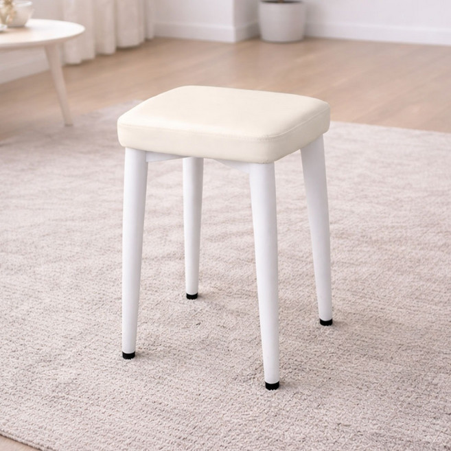 GAGU FEELING Kuoo 化妝臺裝飾椅, 米色, 1個