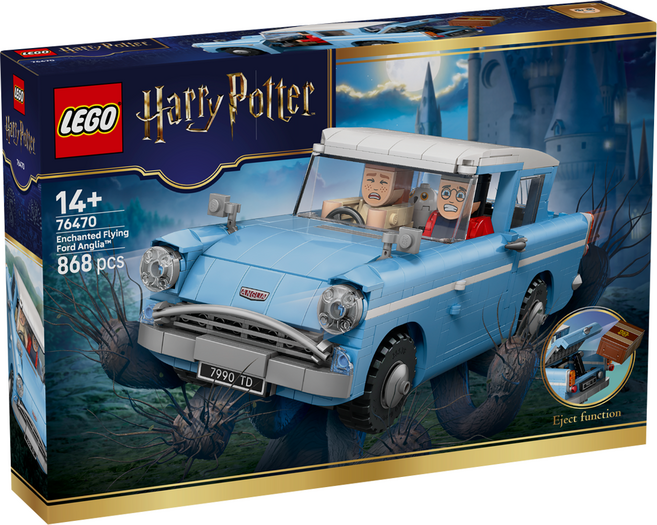 LEGO 76470 哈利波特系列 魔法飛天車 Enchanted Flying Ford Anglia, 混和顏色, 1套