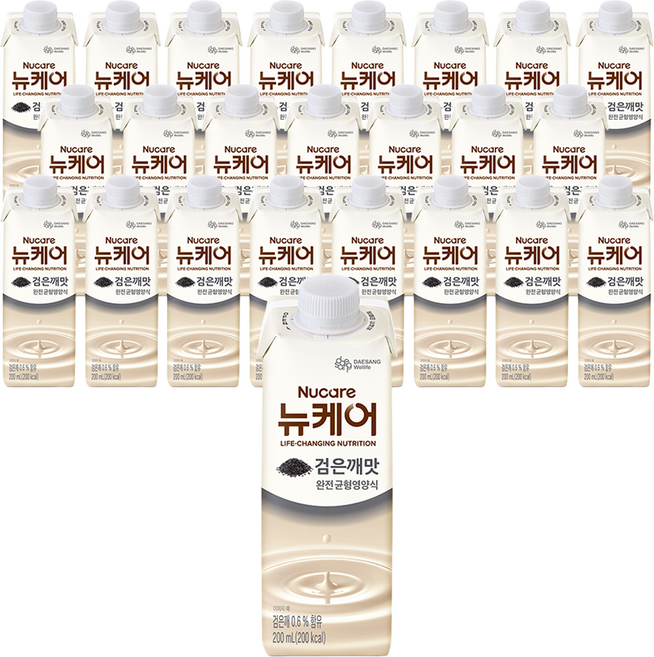 뉴케어 완전 균형영양식 검은깨맛, 200ml, 24개