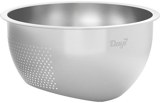 데이세븐 스텐 304 다용도 쌀 세척볼, 스테인레스, 1개