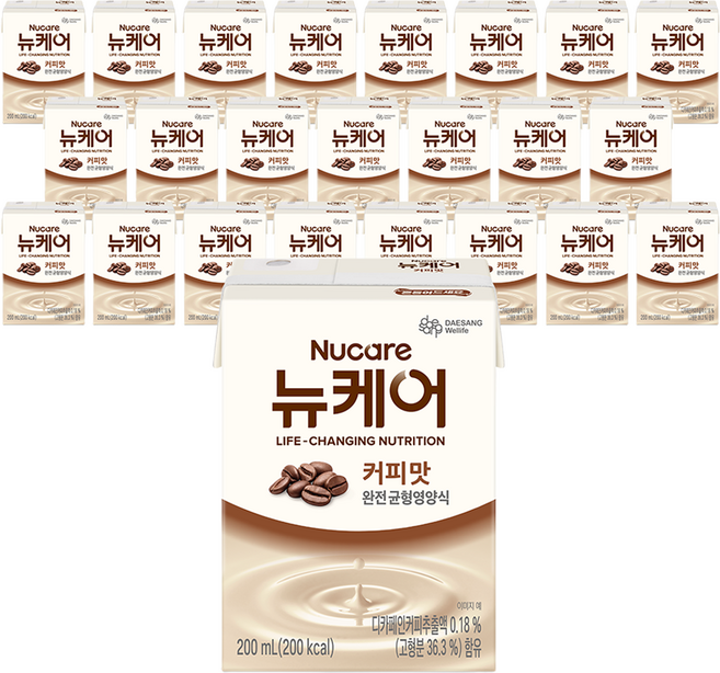 Nucare 完全均衡營養餐 咖啡口味, 200ml, 24個