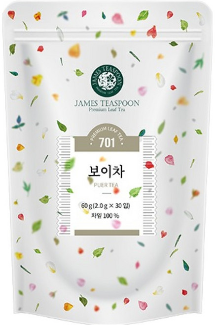 제임스티스푼 보이차, 2g, 30개입, 1개