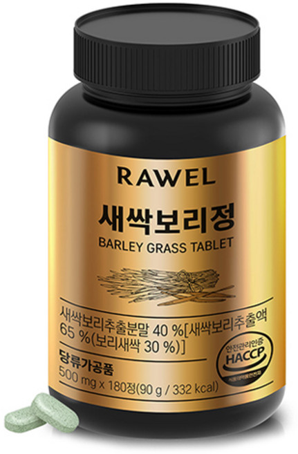 로엘 새싹보리 정 90g, 180정, 1개