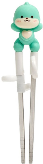 에디슨 프렌즈 스텐 젓가락 1단계, 1개, 공룡 그린