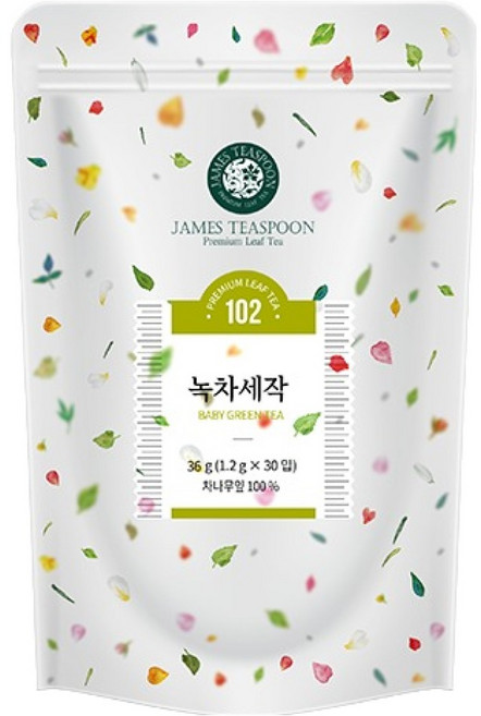 제임스티스푼 녹차세작, 1.2g, 30개입, 1개