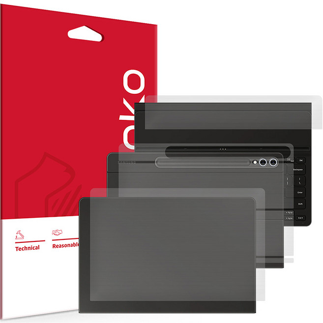 스코코 슬림 키보드 북커버 with AI 키 무광 외부보호필름 세트, 혼합색상, 1세트