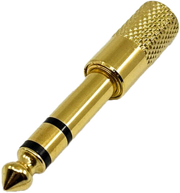 요이치 3.5mm to 5.5mm Wave A5.5 스테레오 오디오 변환젠더, 골드, 1개, YG-AS300