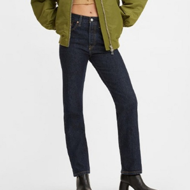 리바이스 여성용 501R 딥 브레스 진 12501-0384