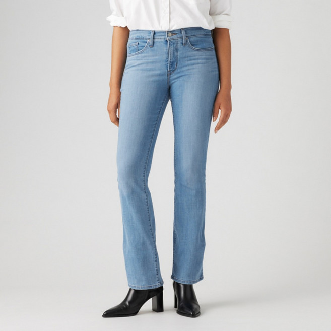 리바이스 여성용 315 쉐이핑 부츠 라피스 토픽 진 19632-0094