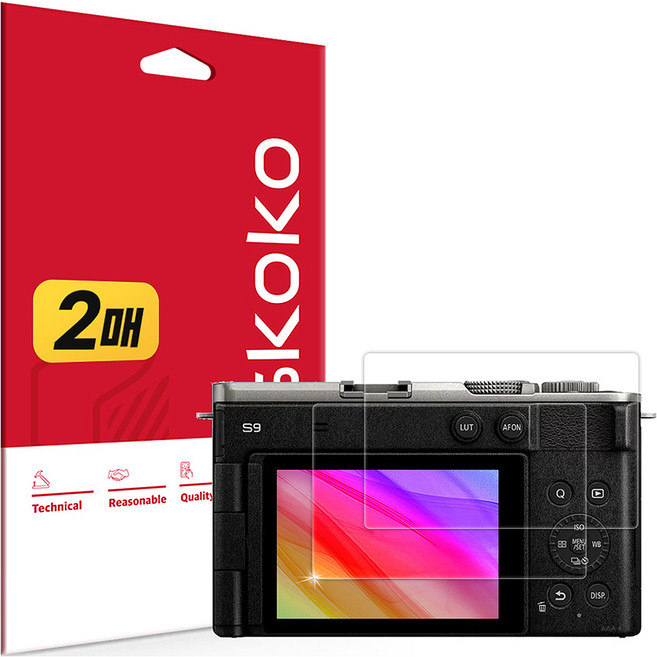 스코코 파나소닉 루믹스 DC S9KGD 초고화질 트루컬러 AR 액정보호필름 2p 세트, 1세트, PNC00090003