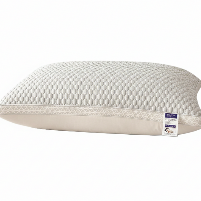 스마일깨비 시원한 실크 호텔식 베개 700g, 그레이, 1개