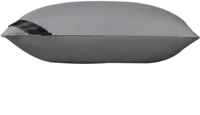 스마일깨비 고급스런 호텔식 베개, 그레이, 1개