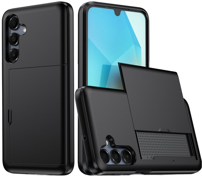 르메이어 러버 슬라이드 카드 수납 휴대폰 케이스