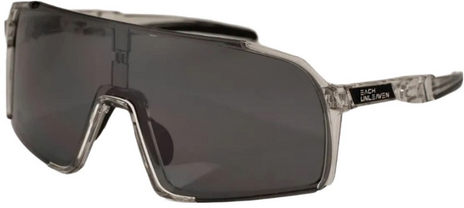 EachUnleaven 運動護目鏡 太陽眼鏡, 黑色鏡框 + 霧面黑, 1個