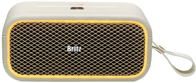 브리츠 40W 우퍼 휴대용 IPX6 방수 TWS 무선 블루투스 스피커, 아이보리, BZ-WX9