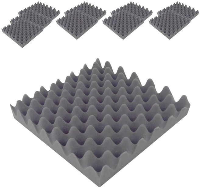 아느로 계란판 방음 흡음재 30 x 30 x 5 cm, 그레이, 10개