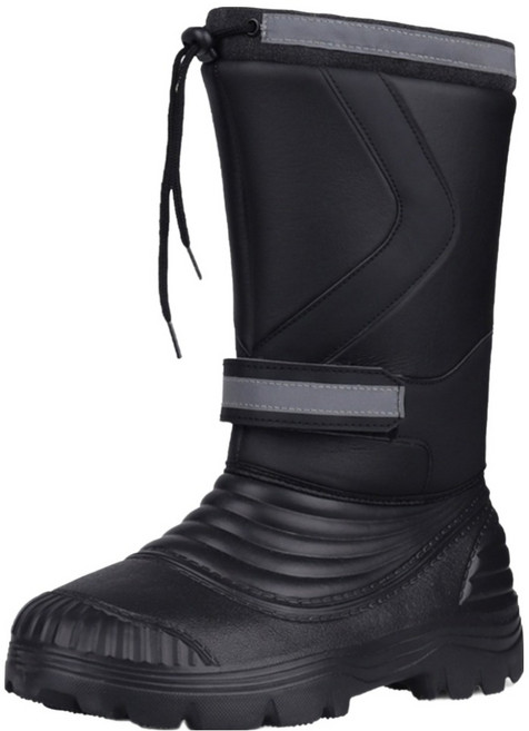 슈퍼카미트 남성용 안전 야광 반사띠 초경량 패딩 논슬립 방수 방한 부츠 WT20-27