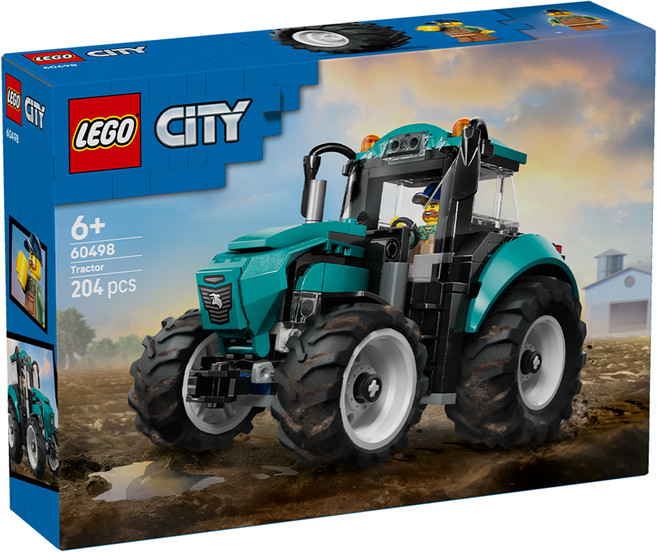LEGO 城市系列 拖拉機 Tractor 60498, 混和顏色, 1個