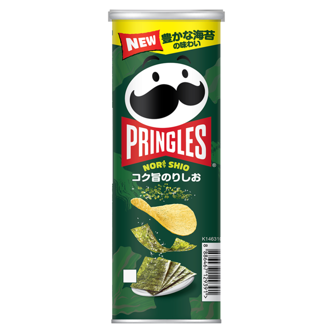 PRINGLES 品客 究極旨味海苔塩風味洋芋片, 95g, 1個