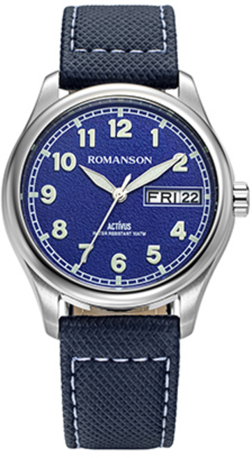 ROMANSON Actius City Boy 39.5 錶盤手錶 RWALMM5BS015WHBL0