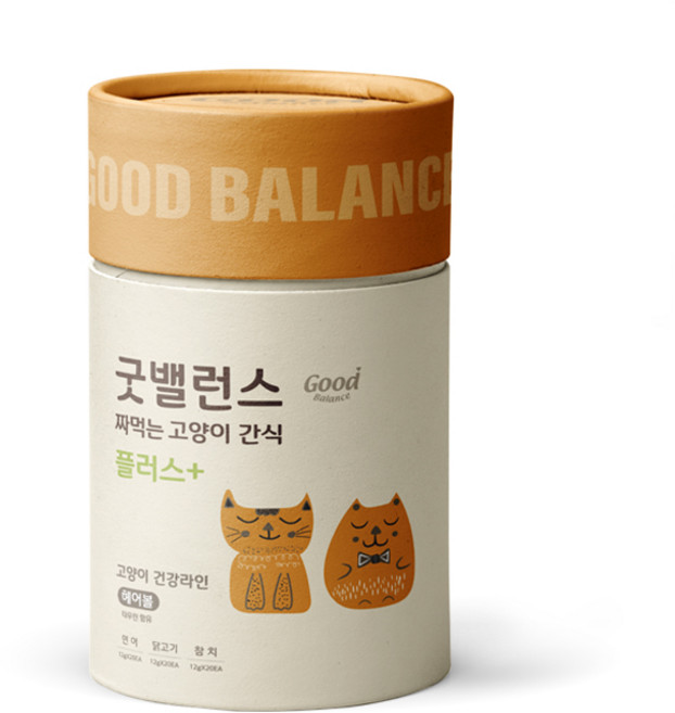 굿밸런스 고양이 건강라인 헤어볼 플러스 짜먹는 간식, 혼합맛(연어/닭고기/참치), 12g, 60개