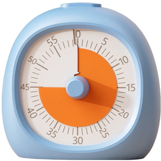 맙소샵 심플 60분 쿠킹 독서 타이머 블루 ONE SIZE(9 x 9.5 cm) BRP2781, 1개