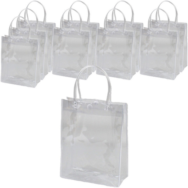아이엔피 PVC 기프트백, 투명, 10개