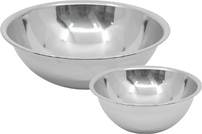 한일스텐레스 스테인레스 믹싱볼 2종 세트, 1개, 믹싱볼 소 + 특대