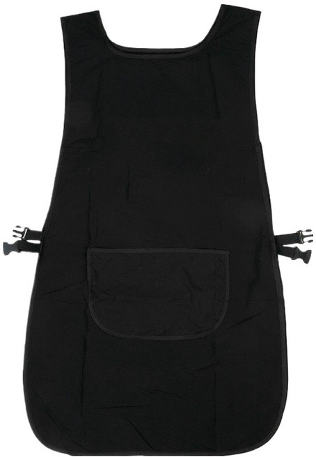 모노드 방수조끼형 주방 카페 작업용 앞치마, 블랙, 1개