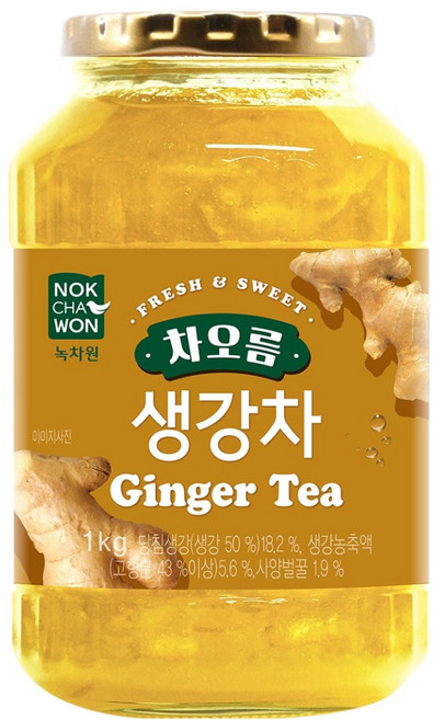녹차원 차오름 생강차, 1kg, 1개, 1개입