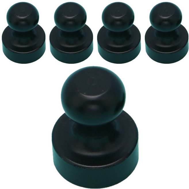 공감 story 자석후크 12mm, 무광 블랙, 5개