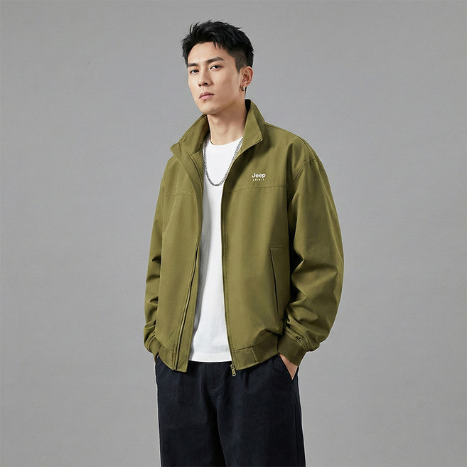Jeep Spirit 男女通用立領布勞森外套