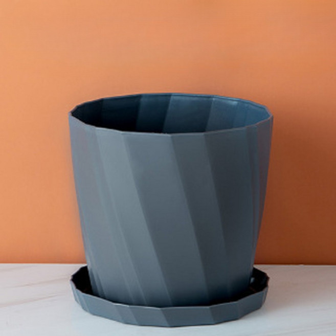 미소로운 화분, 그레이, 2개